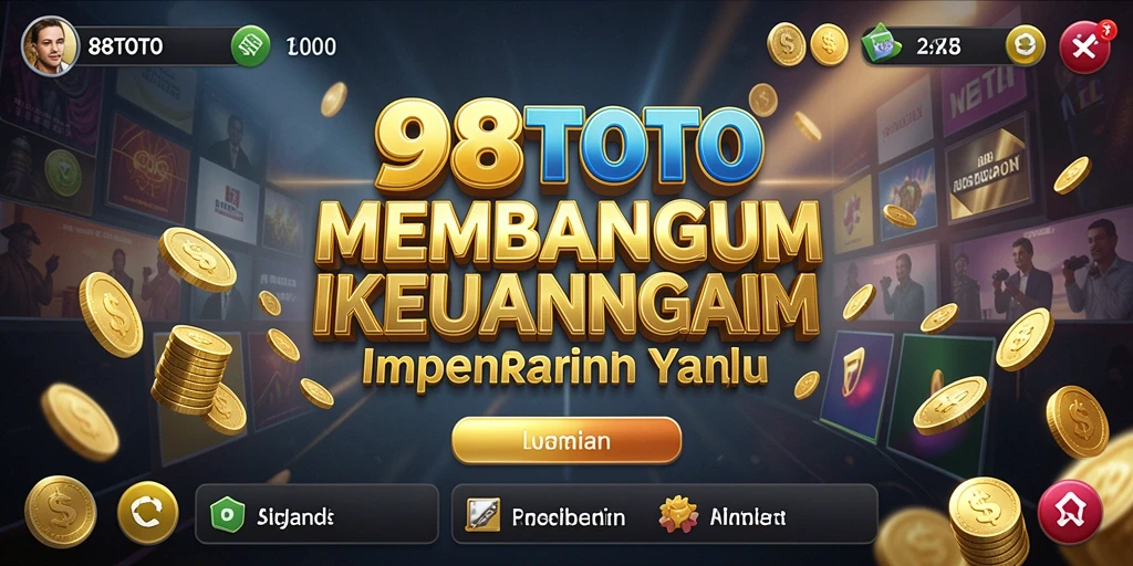 Tangkapan layar utama menunjukkan pengelolaan bisnis dalam 98TOTO.