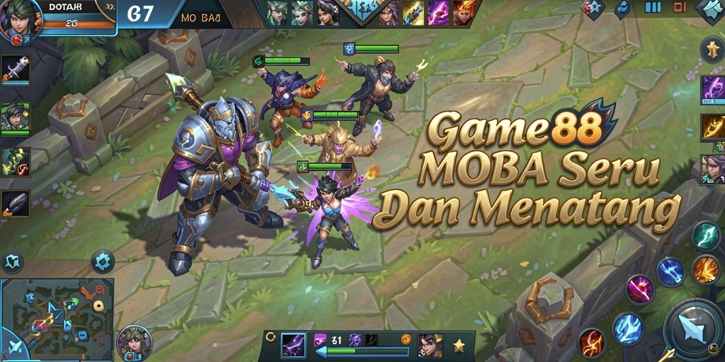 Tampilan gameplay DOTA88 yang memukau dan penuh aksi.