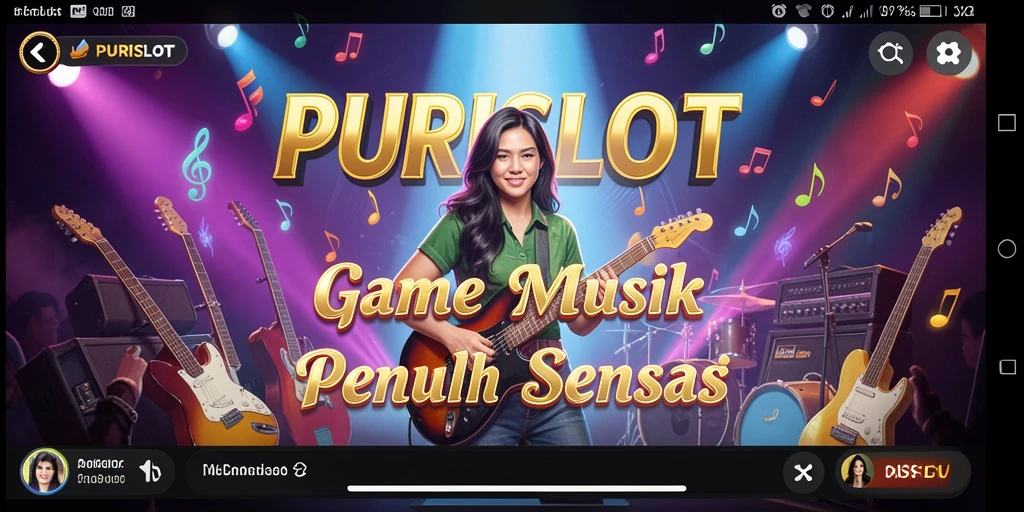 Tampilan gameplay <strong>PURISLOT</strong> yang seru dan penuh warna.