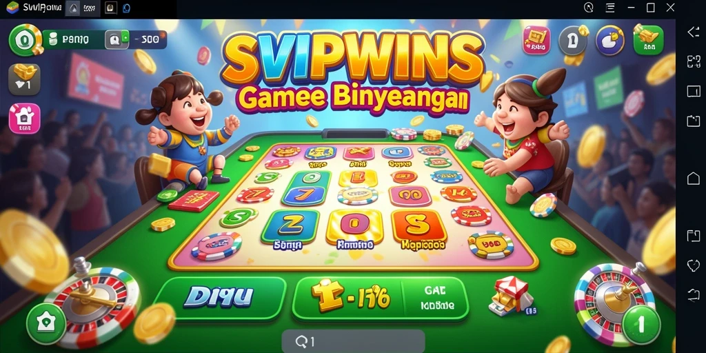 Screenshot gameplay SVIPWINS yang menampilkan suasana Bingo yang seru.