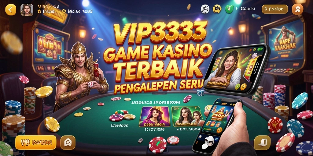 Screenshot menunjukkan gameplay seru dari VIP333 dengan fitur Kasino menarik.