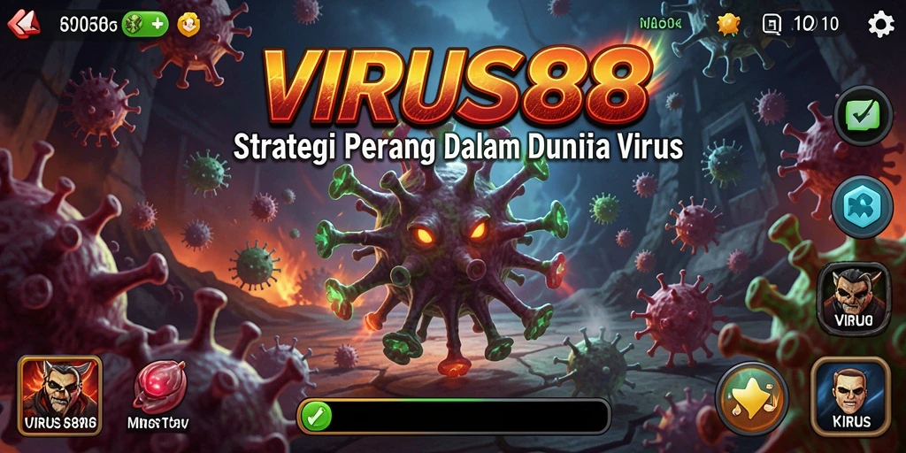 Gameplay seru di <strong>VIRUS88</strong> dengan pertempuran strategi mendebarkan.